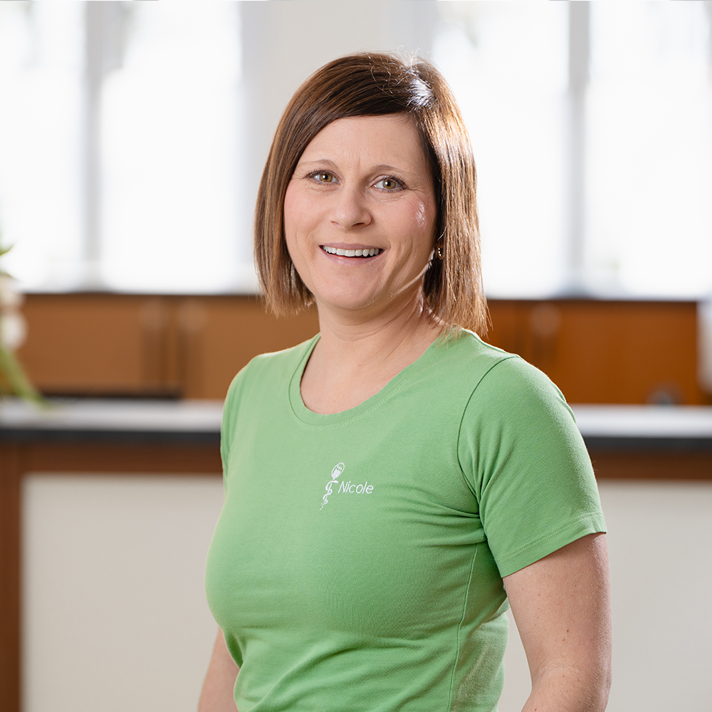 Nicole, medizinische Fachangestellte der Hausarztpraxis